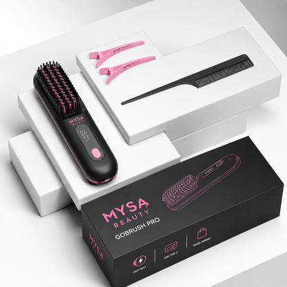 Electric Hair Brush Straightener